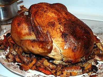 Turkey Giblets, Greek Turkey, Butterball Turkey, Stuffed Turkey, Date Night Recipes, Turkey Stuffing, Feel Good Food, Roast Chicken Recipes, Greek Food