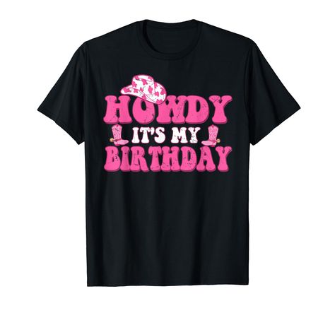 Cowgirl Birthday Outfit, It's My Birthday Shirt, Retro Cowboy, Cowgirl Birthday Party, Cowgirl Birthday, It S My Birthday, Retro Western, It's My Birthday, Vintage Cowgirl