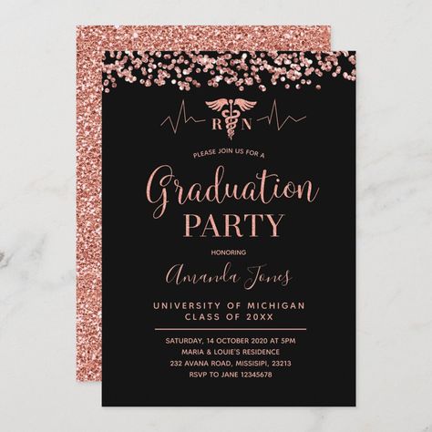 Nurse Pinning, Nurse Graduation Party, Marble Invitation, Pinning Ceremony Nurse, Nursing School Graduation Party, Black Nurse, Pinning Ceremony, Ceremony Invitation, Medical School Graduation