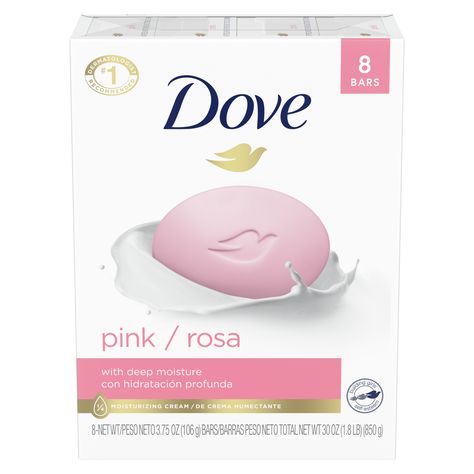 Pink Beauty Bar Dove Bar, Dove Beauty Bar, Pamper Skin, Dove Soap, Foaming Body Wash, Dove Beauty, Pink Soap, Pink Bar, Soft Smooth Skin