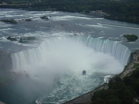 Niagara Falls. From the Canadian side, where the fun happens. Niagara Falls Hotels, Maid Of The Mist, Visiting Niagara Falls, Niagara Falls New York, Niagara Falls Ny, Niagara Falls Canada, The Maid, Autumn In New York, Park In New York