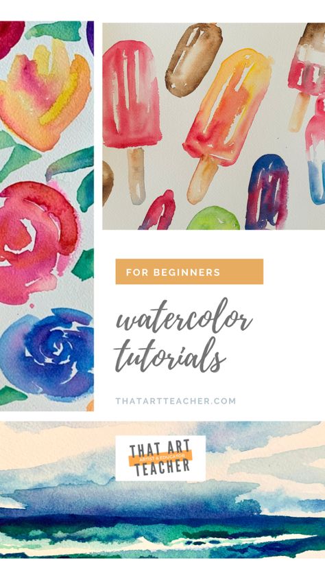 Beginning Watercolor Tutorials, Beginning Watercolor, Color Lessons, Learn Watercolor Painting, Learn Watercolor, Watercolor Galaxy, Watercolor Tutorials, Diy Watercolor Painting, Watercolor Painting Techniques