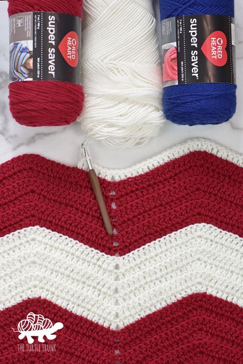 American Flag Blanket - Free Crochet Pattern - The Turtle Trunk Memorial Crochet Blanket, Crochet Usa Flag Blanket, Crocheted American Flag Afghan Patterns Free, Crochet Blanket Red White And Blue, American Flag Blanket Crochet Pattern, American Flag Crochet Blanket Pattern Free, American Flag Afghan Crochet Pattern, Crochet Lap Blankets For Veterans, Crochet Flag Afghan Pattern Free