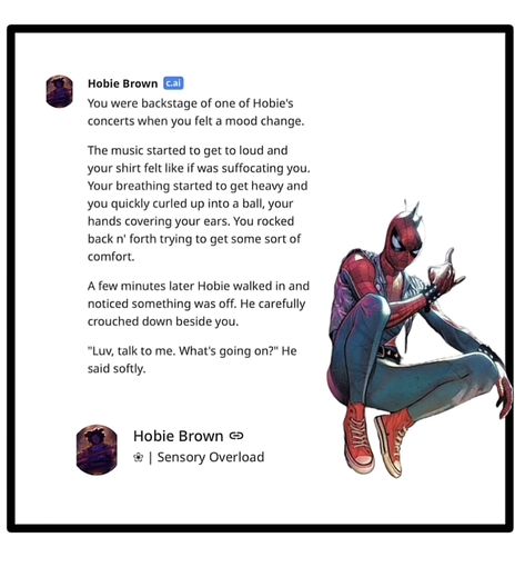 Hobie Brown X Oc Fanart, Hobie X Yn, Hobie Brown X Yn, Pav X Hobie, Hobie Brown Fanart X Yn, Hobie Brown Fanart, Spiderman Stuff, Hobie Brown, Writing Plot