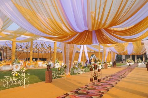 ETHNIC FUSION THEME - Bhasin's Luxury Wedding Planner & Designer White Canopy Tent, Designer Pictures, Indian Wedding Decorations Receptions, Wedding Tent Decorations, Diy Wedding Table, Wedding Entrance Decor, Mandap Decor, Desi Wedding Decor, Marriage Decoration