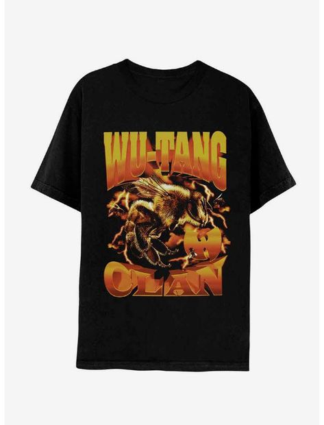 Wu-Tang Clan Killa Bees T-Shirt Wu Tang Clan Logo, Clan Logo, Wu Tang Clan, Wu Tang, Band Merch, Hot Topic, Bee, Graphic Tees, Mens Graphic Tshirt