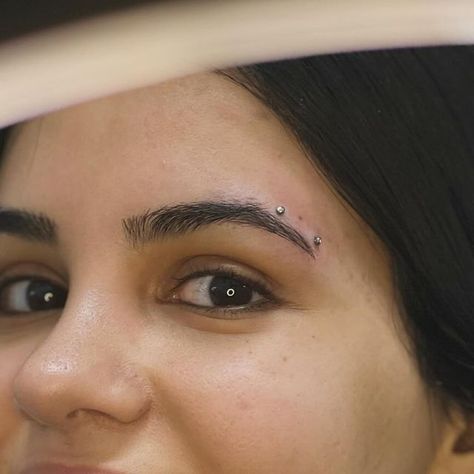 Supreme Karma on Instagram: "“Embrace the charm of a piercing; it’s your unique touch of cute ✨”
Horizontal Eyebrow Piercing done by our artist @_inkfluence_  DM for to book your piercing with
 Y🔥 S H
.
.
.
#horizontaleyebrowpiercing #eyebrowpiercing #facepiercing #piercing #earpiercing #earstyling #newpiercing #piercings #piercingaddict #camden #camdentown #london #londonlife" Two Eyebrow Piercing, Eyebrow Piercing Women, Dainty Eyebrow Piercing, Eyebrow Piercing Horizontal, Horizontal Eyebrow Piercing, Camdentown London, Piercing Women, Face Piercings, Piercing Inspo