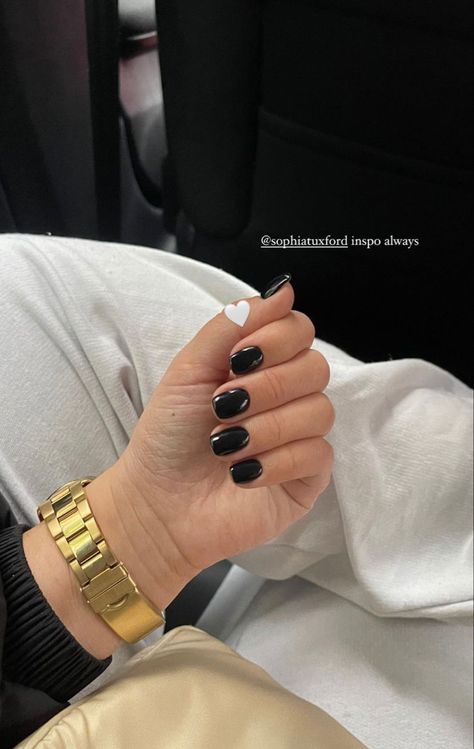 Nail Parlour, Paznokcie Hello Kitty, Nagellack Trends, Black Acrylic Nails, Nagel Tips, Gelish Nails, Goth Nails, Smink Inspiration, Grunge Nails