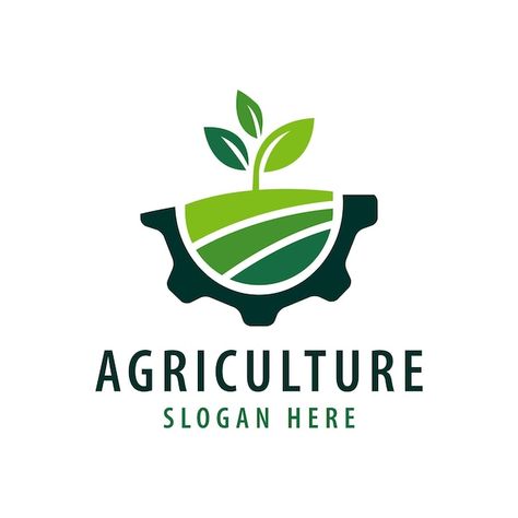 Agriculture logo template | Premium Vector #Freepik #vector #agriculture #farming #farmer-agriculture #field-logo Farming Logos Agriculture, Agricultural Logo Design, Farmer Branding, Farmer Logo Design, Agriculture Slogans, Agro Logo, Agriculture Logo Design, Farmer Logo, Farming Logo