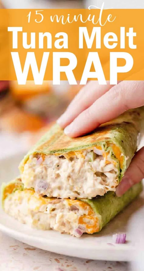 Sandwich Filling Recipes, The Crimpit Wrap Recipes, Crimpit Wrap Recipes, Crimpit Recipes, Tuna Melt Wrap Recipe, Tuna Melt Wrap, Tuna Ideas, Creamy Tuna Salad, Tuna Wraps Recipes