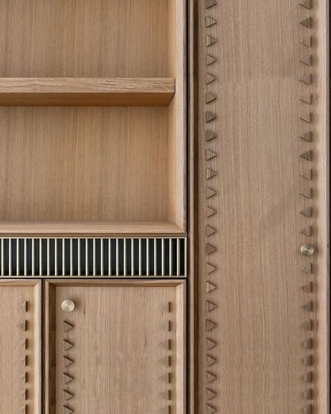 david/nicolas on Instagram: "Close up of one of our custom-made boiserie." Cabinet Door Detail, Wood Joinery Detail, Wall Cabinet Design, Modern Cabinetry, Cabinet Inspiration, Millwork Details, Cabinet Detailing, Wardrobe Door Designs, Wood Details