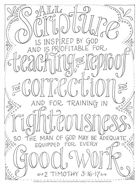 Isaiah 9:6 Coloring Page, Encouraging Coloring Pages Free Printable, Bible Coloring Pages For Adults, Scripture Coloring Pages Printables Free, Sabbath Ideas, Devotional Coloring Book, Scripture Coloring Sheets, 2 Timothy 3 16 17, Christian Coloring Pages