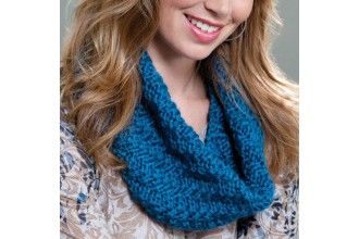 Caron - Knit it Tonight Cowl in Simply Soft (downloadable PDF) Seed Stitch Cowl, Braided Cowl, Infinity Scarf Knitting Pattern, Knit Beanies, Cowl Knitting, Caron Simply Soft, Cowl Knitting Pattern, Holiday Crochet, Cowl Pattern