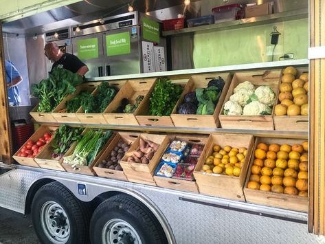 Market Trailer, Farmstand Ideas, Farm Market Ideas, Farm Marketing, Farmers Market Display, Agriculture Projects, Cars Models, Mobile Food Cart, Vegetable Stand