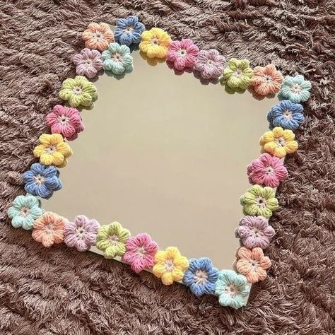 Crochet Mirrors For Room Decor📦 Book yours today! Customisation available.. Customise it according to your favourite color, and Size Delivery all over Pakistan🇵🇰 1 week delivery time🚚 Advance payment for customised orders. Safe packing.. Gift cards and wraps are also available to send it as a gift. DM for details and more💫 #crochet #crocheting #crocheying #2024 #discount #customised #handmade #Gift #eid #eidgift #girls #lowprice #mirrors #pretty #love Mirrors For Room, Crochet Mirror, Packing Gift, Crochet Idea, Custom Mirrors, Eid Gifts, Send It, Gift Cards, Favorite Color