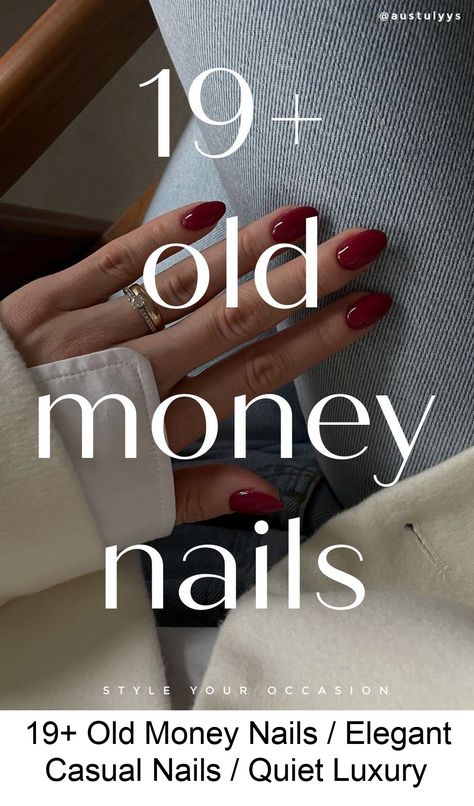 Looking for old money nails to elevate your look? You'll love this list of old money aesthetic nails that have the perfect quiet luxury vibe! Old Money Nails, Money Nails, Nails Elegant, Nail Techniques, Spring Nail Designs, Nude Nail Designs, Aesthetic Nails, Gel Nails Diy, Spring Nail Colors