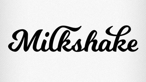 Updated! The web's awash with free cursive fonts, so we've rounded up the best in one handy guide. Milkshake Branding, Milkshake Font, Best Free Script Fonts, Free Cursive Fonts, Typographie Logo, Sign Fonts, Free Calligraphy Fonts, Trendy Fonts, Free Script Fonts