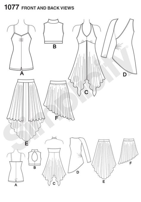 Dancewear Patterns, Praise Dance Wear, Lyrical Dress, Lyrical Dresses, Praise Dance, Sewing Templates, Belly Dance Outfit, Dance Skirt, Figure Skating Dresses