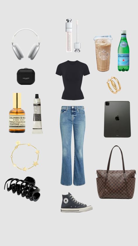 Perfect outfit for studying / working at a cafe for me #studyoutfit #workfit #starbucks Working At A Cafe, Study Outfit, Creative Play, Perfect Outfit, Cut Out, Cafe, Bring It On, Outfit Inspo