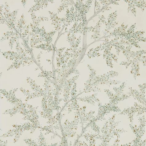 Sanderson Farthing Wood | Perigold Birch Tree Branches, Whimsical Wallpaper, Blue Clay, Silver Wallpaper, Interior Wallpaper, Metallic Wallpaper, Wood Wallpaper, Wallpaper Calculator, Pattern Matching