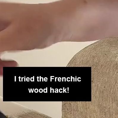 Frenchic Paint ❤️ on Instagram: "Create a faux wood look with this dynamic product duo. 🤩 That's right! Our infamous paint hack isn't just for lightening and reviving wooden beams. 🤍🌾 Frenchic Fan Lou (over at @loushomelife) shows us how easy it is to give your bannister a more 'au natural' look using our classic cream shade 'Crème de la Crème' from the self priming and self sealing The Lazy Range, along with our 'Browning Wax' to add that aged, rustic look to the paint. ℹ️ Did you know? Fren Frenchic Cool Beans, Frenchic Paint Wood Effect, Frenchic Browning Wax Stairs, Frenchic Browning Wax Hack, French Chic Paint, Faux Wood Paint, Painted Beams, Frenchic Paint, Cream Paint