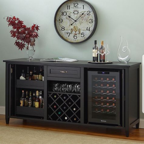 Wine Credenza, Best Wine Coolers, Sliding Pocket Doors, Wine Refrigerator, Room Deco, Wine Enthusiast, Wine Cabinets, Wine Room, Wine Fridge