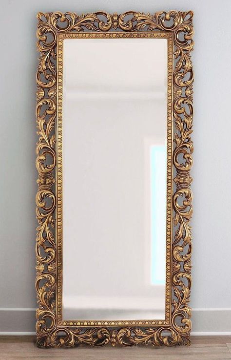 Wall Mirror Diy, White Wall Mirrors, Gold Framed Mirror, Wall Mirrors Set, Bathroom Decor Luxury, Modern Mirror Wall, Modern Wall Mirror, Mirror Design Wall, Large Wall Mirror