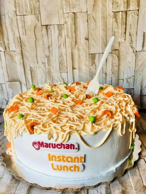 Maggie Noodles, Cool Birthday Cakes, Ramen Noodles, Cake Ideas, Ramen, Noodles, Birthday Cake, Cake, Birthday