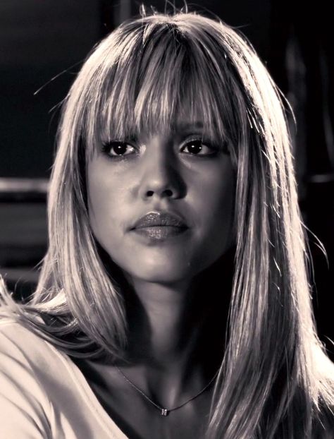 Jessica Alba Bangs, Jessica Alba Dark Angel, Jessica Alba Sin City, Nancy Callahan, Young Jessica Alba, Sin City 2005, Salma Hayek Style 90s, Jessica Grace, Taylor Russel