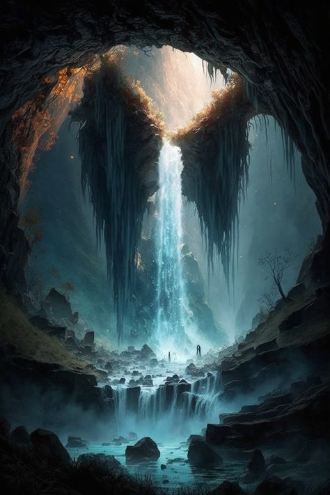 Fountain Of Youth, Location Inspiration, Aquarium Design, Dnd Art, Fantasy Art Landscapes, Fantasy Games, Fantasy Concept Art, Fantasy Landscape, Writing Inspiration