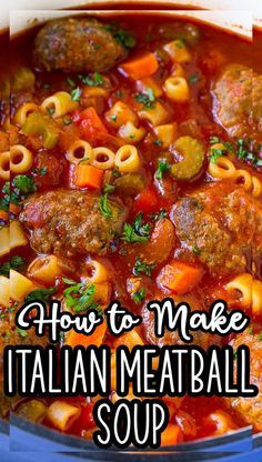 Out Of The Norm Dinner Ideas, Tomato Soup With Meatballs, Veggie Meatball Soup, Italian Meatball Soup Crockpot, Tomato Meatball Soup, Italian Meatball Soup Recipes, Italian Soups And Stews, Italian Tomato Soup, Italian Meatball Soup