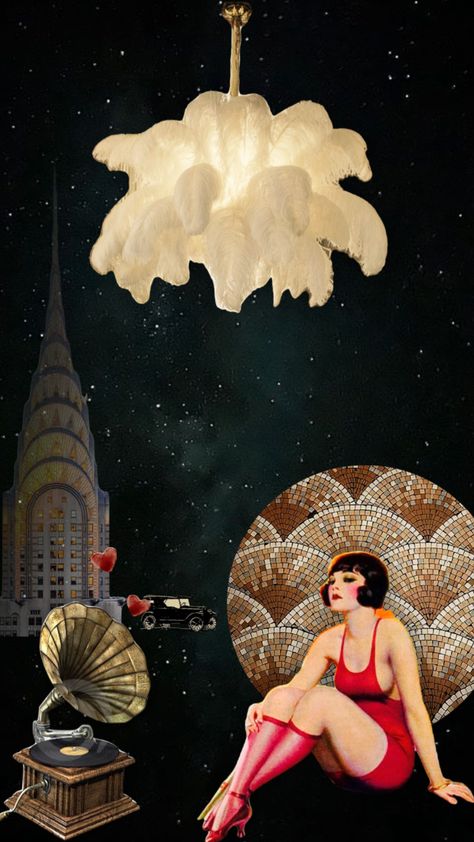 #1920s #roaring20s #roaringtwenties #flappergirl #flapper #red #music #musicislife #night #nightsky #nightlife Roaring 20s Photography, Red 1920s Aesthetic, 1920 Mood Board, 1920s Flapper Aesthetic, The 20s Aesthetic, Roaring Twenties Aesthetic, 20s Cabaret, The Roaring 20s Aesthetic, 20s Interior Design