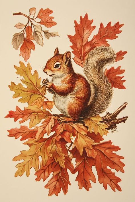 November Images, Fall Images, Easter Prints, Autumn Illustration, Vintage Thanksgiving, Graphics Fairy, Watercolor Painting Techniques, Zootopia, Autumn Art