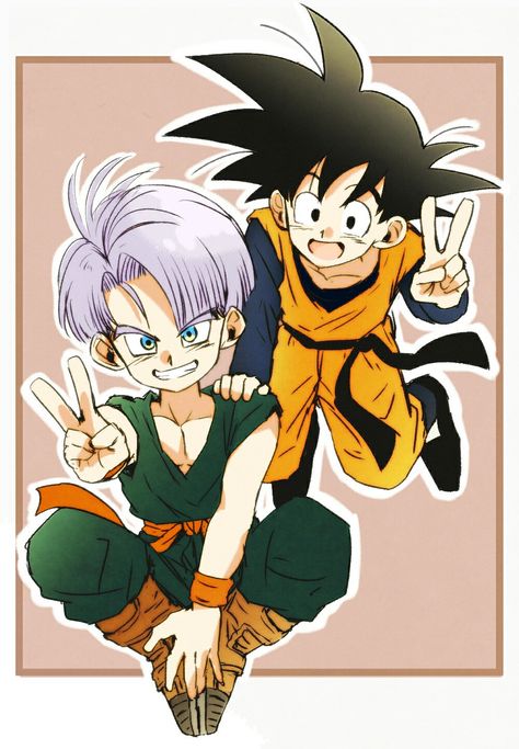 Future Trunks Aesthetic, Gotten And Trunks, Trunks Y Goten, Trunks Fanart, Goten And Trunks, Trunks Dbz, Goten Y Trunks, Brow Stencils, Goku And Chichi