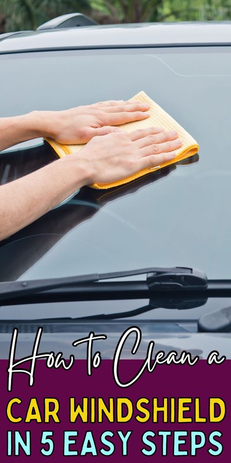 Clean A Car, Car Detailing Tricks, Clean Car Windshield, Diy Car Cleaning, Car Window Cleaner, Clean Windshield, Windshield Cleaner, Car Wash Business, Car Care Tips