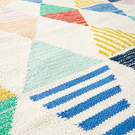 Colorful Triangle 8 x 10' Rug + Reviews | Crate and Barrel Triangle Rug, Boys Rug, Bedroom For Girls Kids, Ikea Kids Room, Girls Rugs, Ikea Kids, Playroom Rug, Childrens Rugs, Kids Room Inspiration