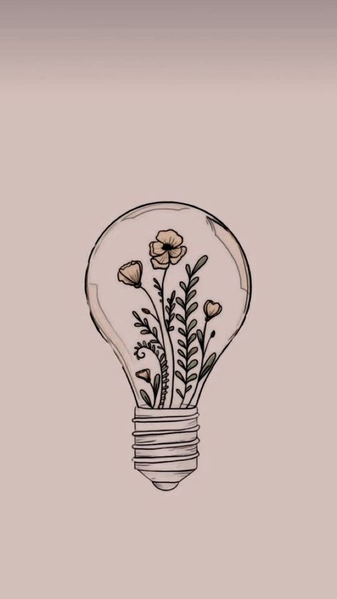 Pink Light bulb Lightbulb Aesthetic, Lightbulb Icon, Watercolor Wallpaper Iphone, Watercolor Wallpaper, Aesthetic Wallpaper, Wallpaper Iphone, Iphone, Nature