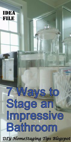 Is Your Bathroom Staged to Impress Buyers? | DIY Home Staging Tips Bathroom Staging Ideas, Diy Home Staging, Bathroom Staging, Dream Home Ideas, House Improvement, Staging Ideas, Basement Kitchen, Home Staging Tips, Sell My House