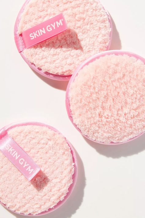 Skin Gym Cleanie Puffs Reusable Round Makeup Remover Pads, Set of 3 | Anthropologie