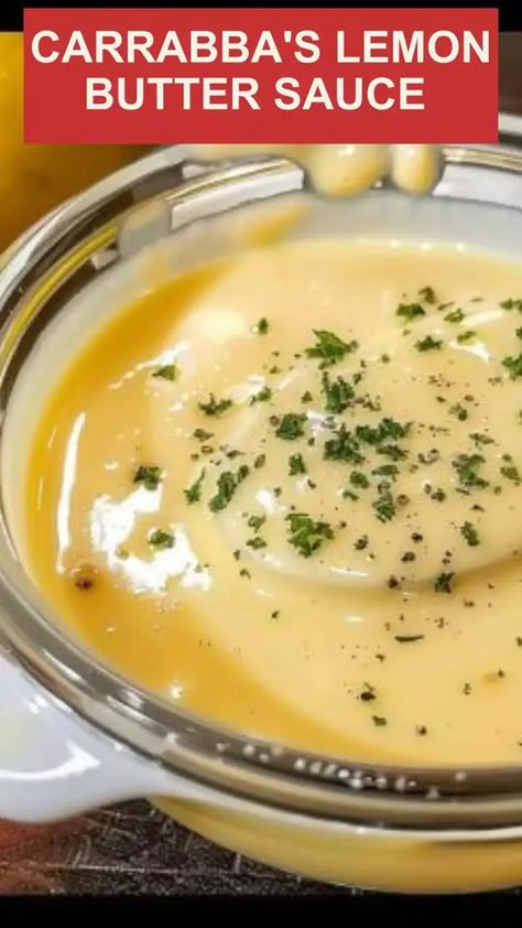 Carrabba’s lemon butter sauce Copycat Carrabbas Lemon Butter Sauce, Carrabbas Lemon Butter Sauce, Lemon Caper Butter Sauce, Carrabbas Recipes, Butter Sauce For Pasta, Lost Kitchen, Vegetable Dips, Sauces Recipes, Homemade Sauce Recipes