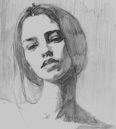 Sketch References Face, Portait Refrences Sketch, How To Shade Faces With Pencil, Realistic Face Drawing Sketches, Sketched Portraits, Art Sketches Portraits, Drawing Face Reference, Portrait Art Pencil, Drawing Of Face