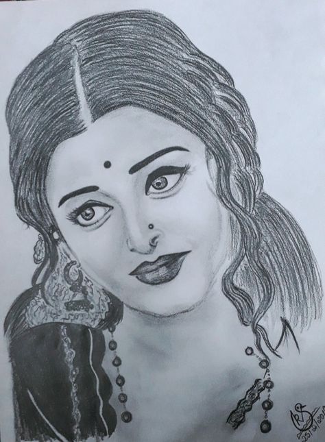 Aishwarya rai #250 selling price Shani Dev, Rajputi Dress, Cool Pencil Drawings, Sketches Dresses, Drawings Of Friends, Pencil Sketches, Art Painting Gallery, Instagram Photo Editing, Drawings Simple