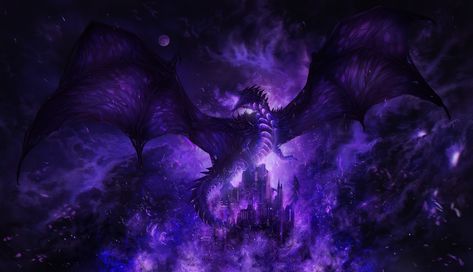 Purple Dragon Wallpaper, Half Dragon, Legendary Dragons, Dark Creatures, Mythical Dragons, Purple Dragon, Into The Unknown, 다크 판타지, Dragon Rider