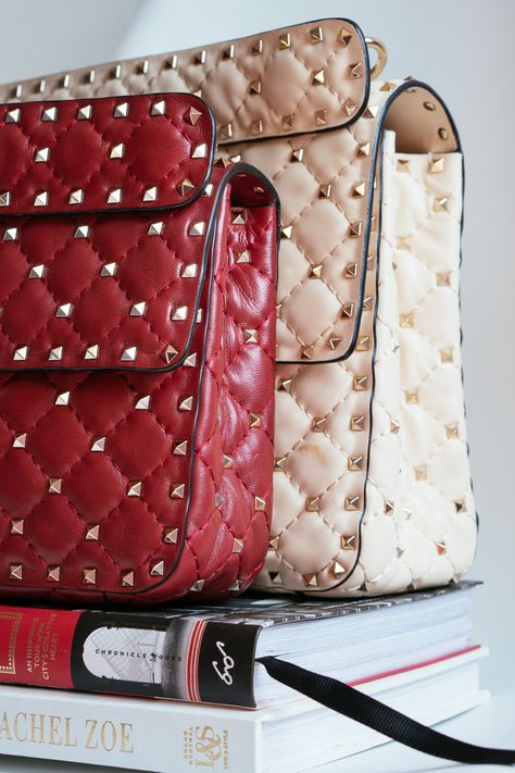 Valentino Rockstud Bag, Spike Bag, My Bank Account, Valentino Bag, Valentino Rockstud, Chain Crossbody Bag, Handbag Wallet, Valentino Bags, Chain Bag