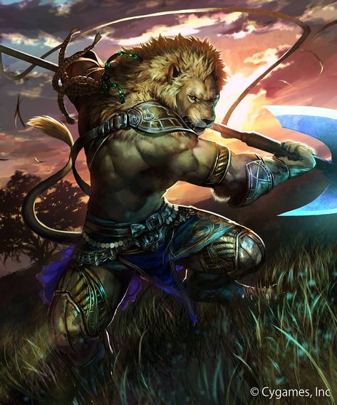 Pencak Silat, Fantasy Beasts, Lion Art, Mythical Creatures Art, Cat People, Fantasy Warrior, Arte Fantasy, A Lion, Fantasy Rpg