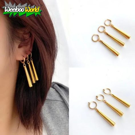 Say goodbye to the pricey Zoro Earrings costing, and grab these similar quality, premium Tanjiro Earrings at just Rs. 279 (LESS THAN HALF PRICE WITHOUT ANY PIERCING NEEDED) Do you love One Piece? Who doesn’t? This anime made a huge impact on our hearts. Almost all anime lovers are aware of Zoro! If you’re also fan of Zoro, we’ve added a beautiful trio of Zoro earrings to our inventory for you. Do you lose your path? Lose it wearing these Zoro earrings! Cosplaying anime has always been a fun... Zoro Earrings, Anime Earrings, Shell Crafts Diy, Anime Accessories, Shell Crafts, Half Price, All Anime, Japanese Fashion, Crafts Diy