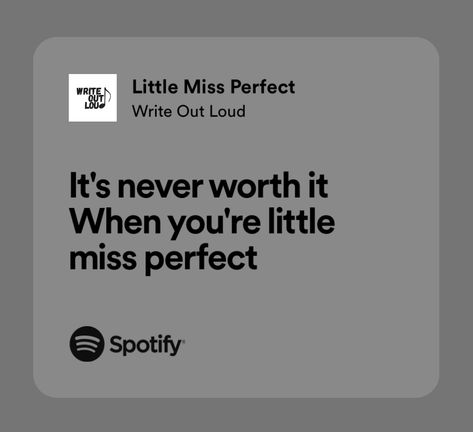 Little Miss Perfect Aesthetic, Pretty Lines, Hp Oc, Perfect Song, Little Miss Perfect, Miss Perfect, Song Lyric, Why Do People, Just Lyrics