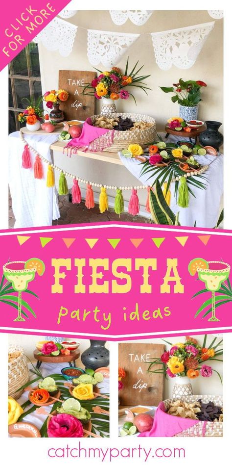 Mexican Theme 30th Birthday Party, Tropical Fiesta Party, Fiesta Theme 50th Birthday Party, Taco Bout Love Bridal Shower Decorations, Mexican Retirement Party Ideas, Classy Taco Party, Mexican Theme Birthday Party Decorations, Adult Fiesta Theme Party, Mexican Friendsgiving