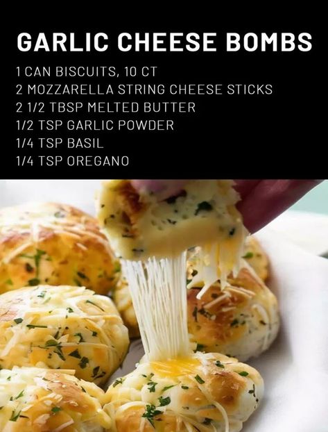 Search Results for “Garlic Cheese Bombs” – 99easyrecipes Pillsbury Biscuit Recipes, Pillsbury Biscuits, Garlic Cheese, String Cheese, Garlic Butter, Mozzarella, Biscuits, Pastry, Garlic