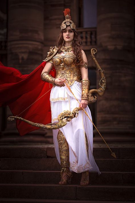 Artemis Cosplay, Athena Goddess, Character Sketches, Cosplay Characters, Cute Fits, Female Art, Victorian Dress, Halloween Costumes, Wonder Woman